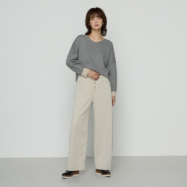 コムサワードローブ（COMME CA Wardrobe）/14G接結編 ニットプルオーバー コムサワードローブ（COMME CA Wardrobe）/14G接結編 ニットプル