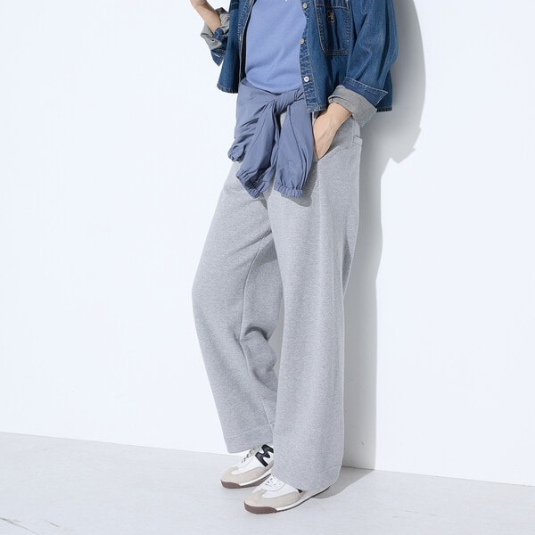 コムサワードローブ（COMME CA Wardrobe）/裏双糸ラメ裏毛 パンツ