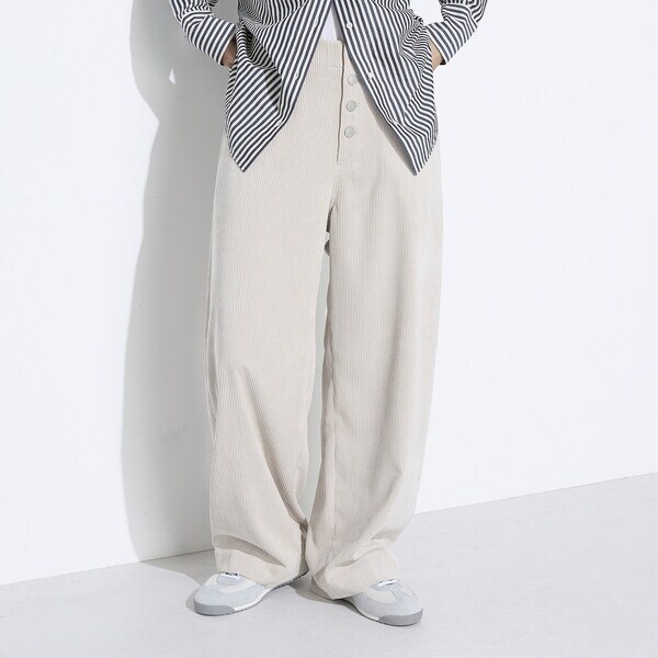 コムサワードローブ（COMME CA Wardrobe）/〔 +サイズ 〕コーデュロイ パンツ