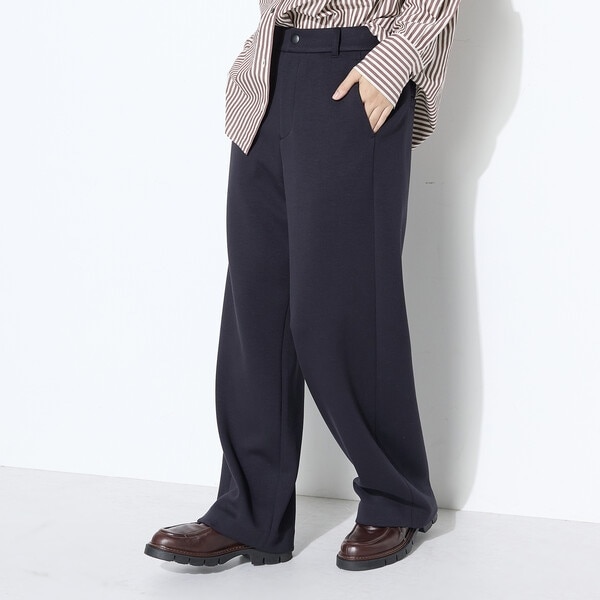 【NEW】コムサワードローブ（COMME CA Wardrobe）/レーヨンミックスダンボール パンツ