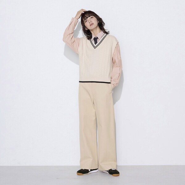 コムサワードローブ（COMME CA Wardrobe）/ケーブル編 ニットベスト_3