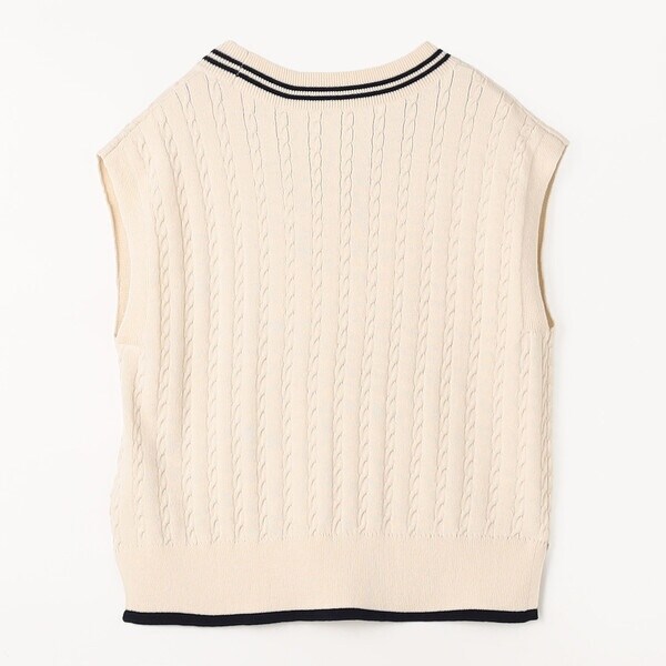 コムサワードローブ（COMME CA Wardrobe）/ケーブル編 ニットベスト_17