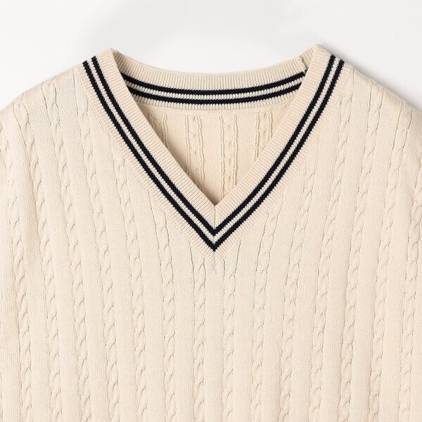 コムサワードローブ（COMME CA Wardrobe）/ケーブル編 ニットベスト_18