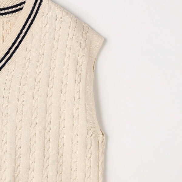 コムサワードローブ（COMME CA Wardrobe）/ケーブル編 ニットベスト_19