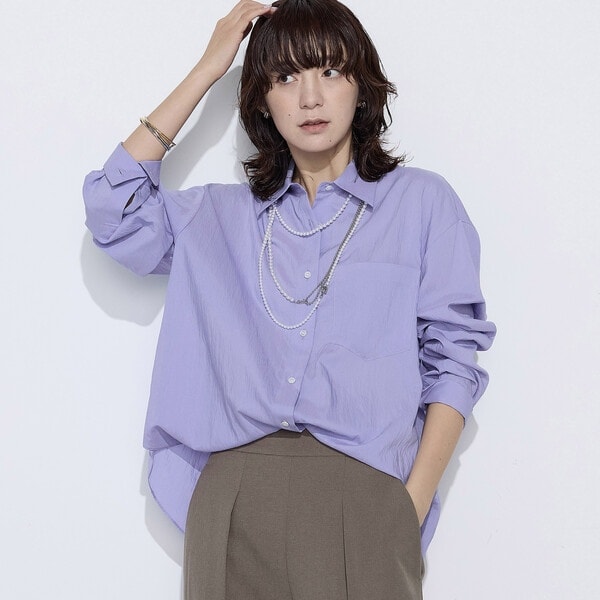 コムサワードローブ（COMME CA Wardrobe）/〔 +サイズ 〕 ソフトタイプライター シャツ