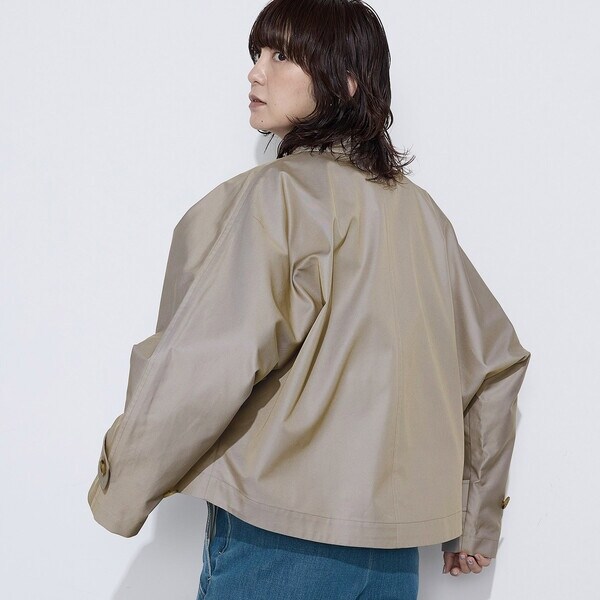 コムサワードローブ（COMME CA Wardrobe）/〔 +サイズ 〕 綿ポリエステルギャバ トレンチコート_11