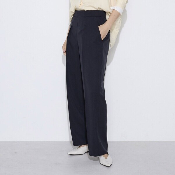 コムサワードローブ（COMME CA Wardrobe）/【セットアップ対応】パウダープレーンストレッチ パンツ_7