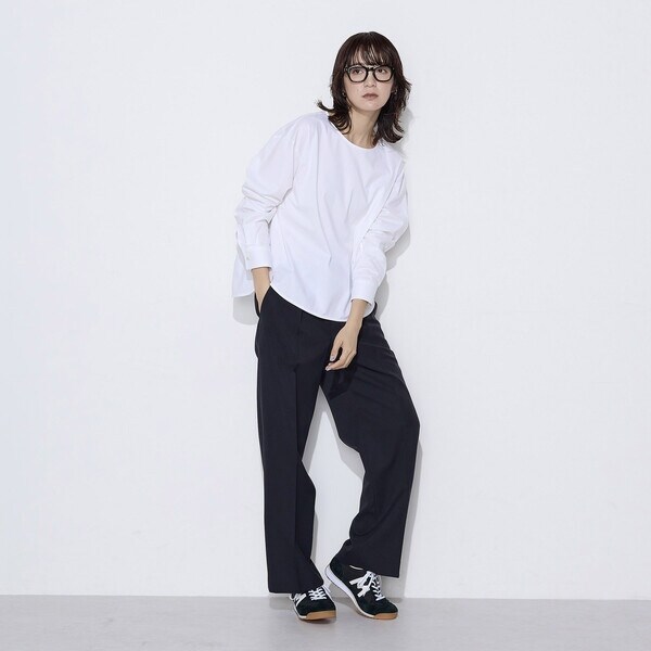コムサワードローブ（COMME CA Wardrobe）/〔 +サイズ 〕 トリコット ジャージーブラウス_5