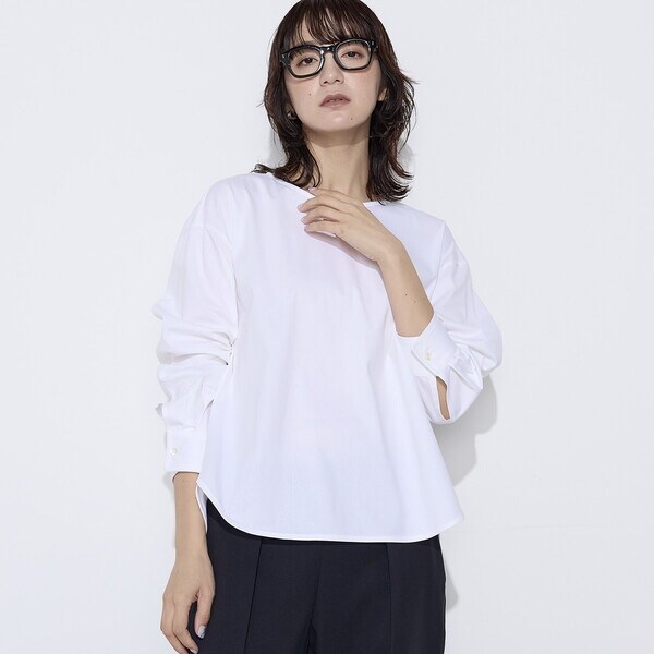 コムサワードローブ（COMME CA Wardrobe）/〔 +サイズ 〕 トリコット ジャージーブラウス_6