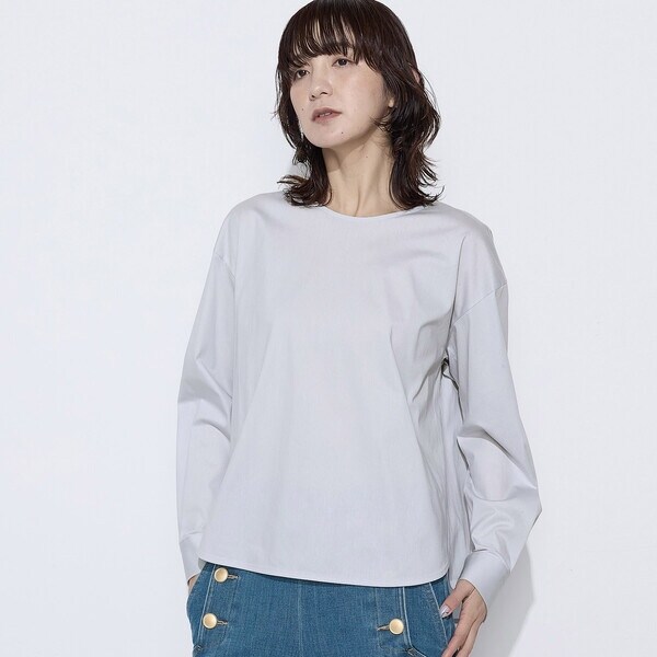 コムサワードローブ（COMME CA Wardrobe）/〔 +サイズ 〕 トリコット ジャージーブラウス_10