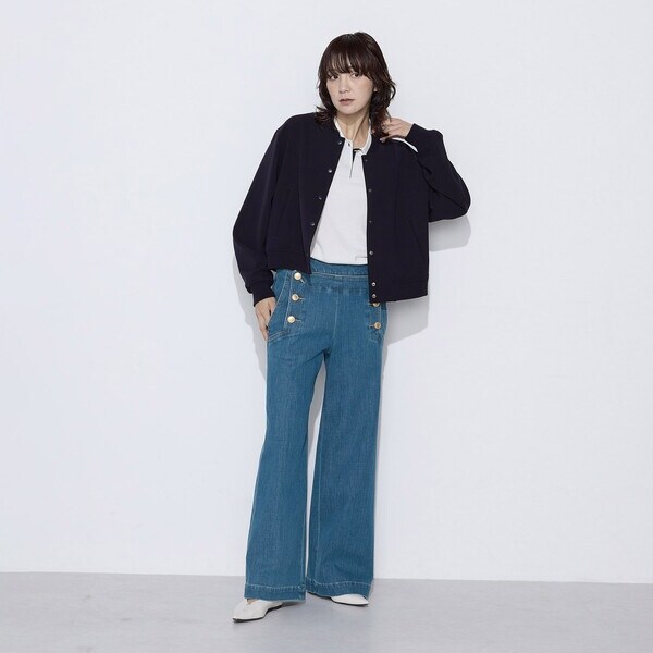 コムサワードローブ（COMME CA Wardrobe）/14G天竺編 ポロ襟ニット_4
