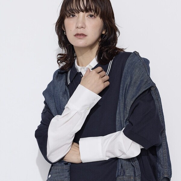 コムサワードローブ（COMME CA Wardrobe）/14G天竺編 ポロ襟ニット_16