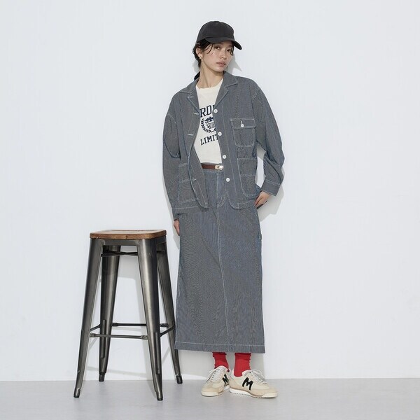 コムサワードローブ（COMME CA Wardrobe）/ヒッコリー スカート_7