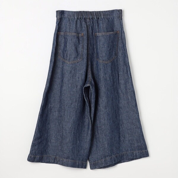 【NEW】コムサワードローブ（COMME CA Wardrobe）/〔 +サイズ 〕 リネンデニム キュロットパンツ_11