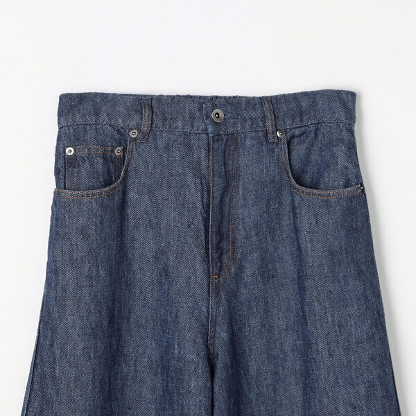 【NEW】コムサワードローブ（COMME CA Wardrobe）/〔 +サイズ 〕 リネンデニム キュロットパンツ_12