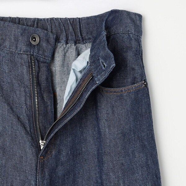 【NEW】コムサワードローブ（COMME CA Wardrobe）/〔 +サイズ 〕 リネンデニム キュロットパンツ_14