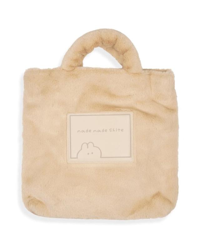 もくもくちゃん（MokMokchan）/MK527　エコファーショルダースクエアバック／ベージュ