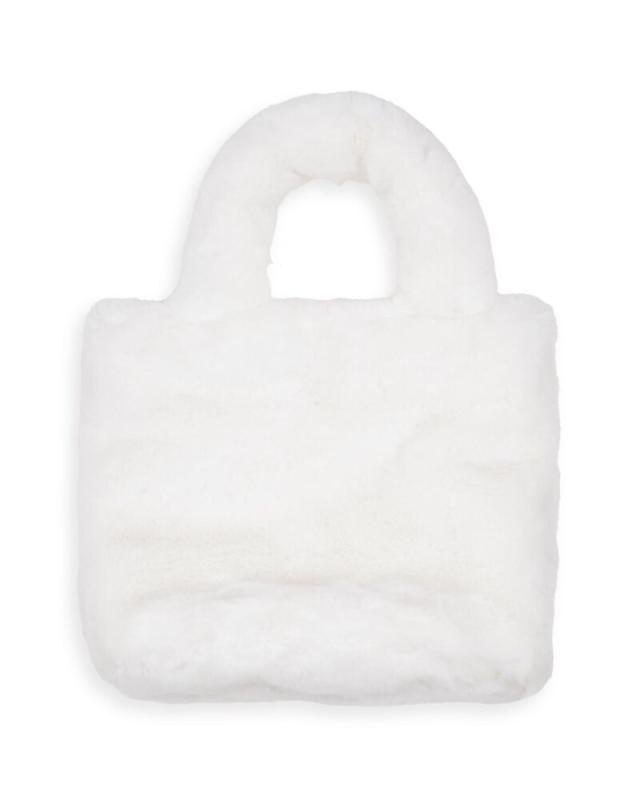 もくもくちゃん（MokMokchan）/MK528　エコファーミニトートポシェット／ベージュ もくもくちゃん（MokMokchan）/MK528 エコファーミニトートポシェット