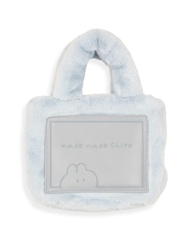 もくもくちゃん（MokMokchan）/MK528　エコファーミニトートポシェット／サックス