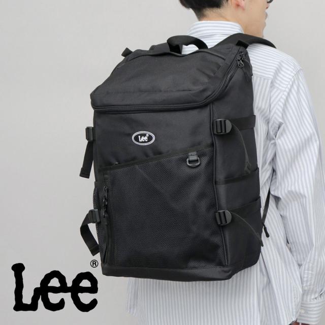 リー（Lee）/大容量 メッシュポケット ボックスリュック A3・PC収納対応