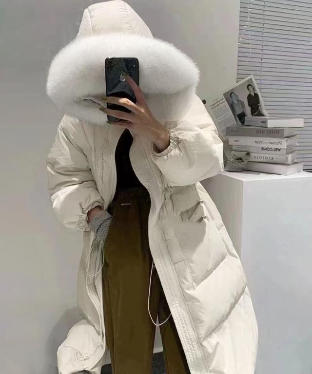 フロリア（Flolia）/ロングダウンコート ファー フード付き