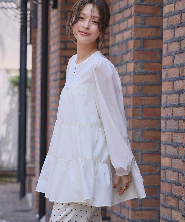 エルフランク（ELFRANK）/ティアード チュニック シャツ ブラウス