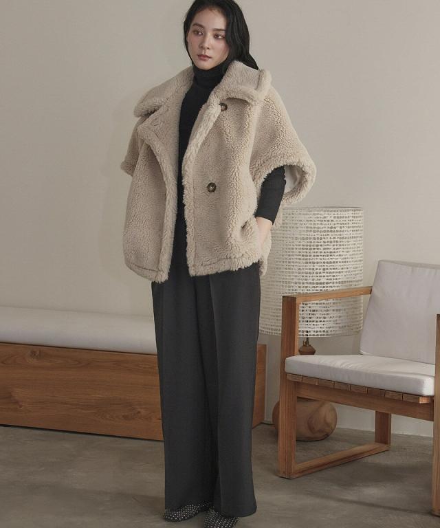 エルフランク（ELFRANK）/テディベア ボアコート ボアジャケット ミドル丈 エルフランク（ELFRANK）/テディベア ボアコート ボアジャケット