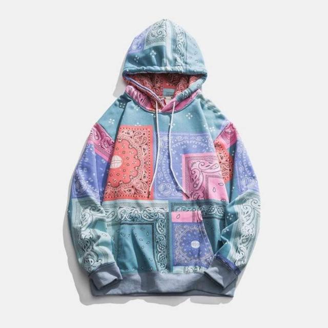 アットマーベラス（At Marvelous）/Parka/パネルパッチワークスウェットプルパーカー ST/No．23224