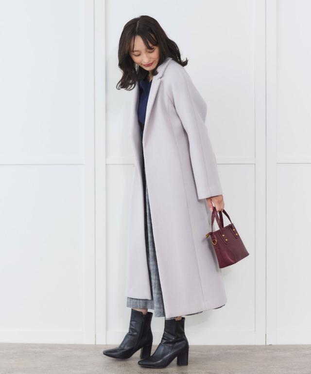 シリン（Sirin）/【PECOLAMB】 ウールメルトンガウンコート