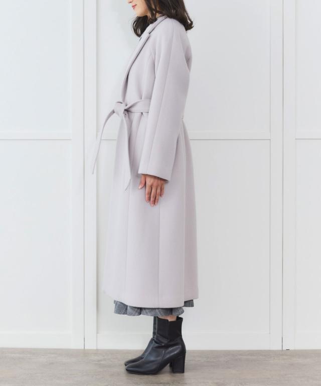 シリン（Sirin）/【PECOLAMB】 ウールメルトンガウンコート