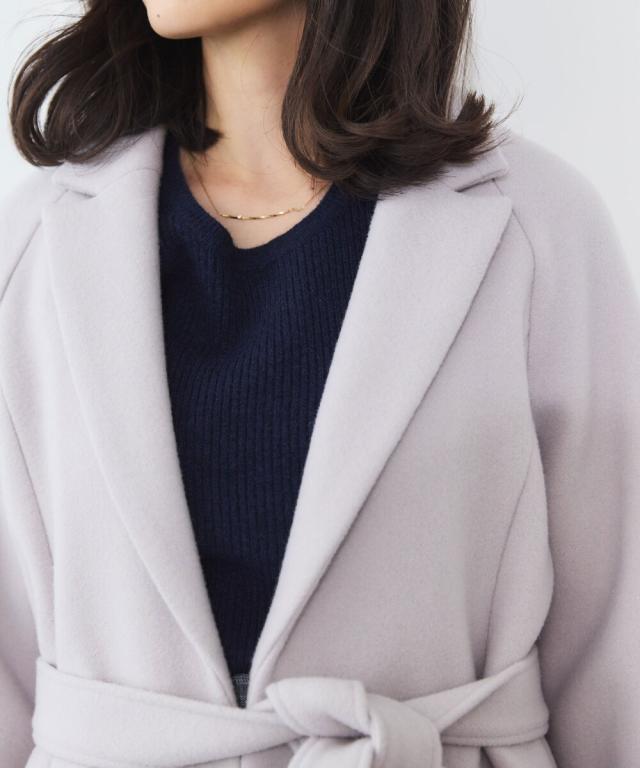 シリン（Sirin）/【PECOLAMB】 ウールメルトンガウンコート