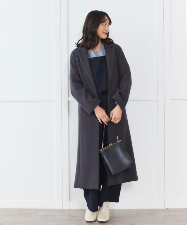 シリン（Sirin）/【PECOLAMB】 ウールメルトンガウンコート