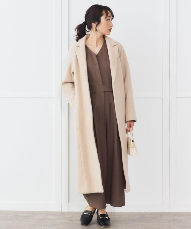 シリン（Sirin）/【PECOLAMB】 ウールメルトンガウンコート