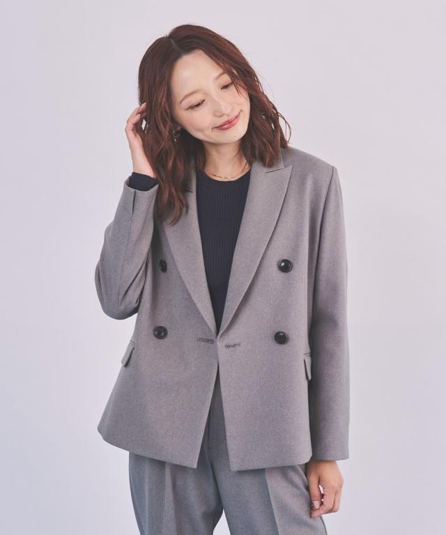 シリン（Sirin）/【セット対応】イージーケア ダブルボタンジャケット
