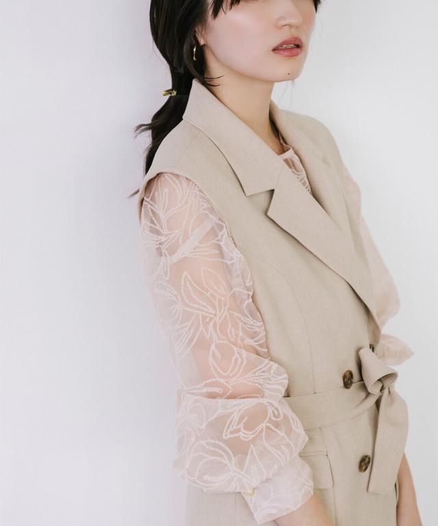 シリン（Sirin）/【SET UP可能】ウエストベルトリネンライクジレ_11