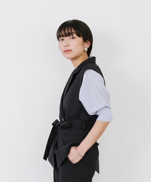 シリン（Sirin）/【SET UP可能】ウエストベルトリネンライクジレ_15