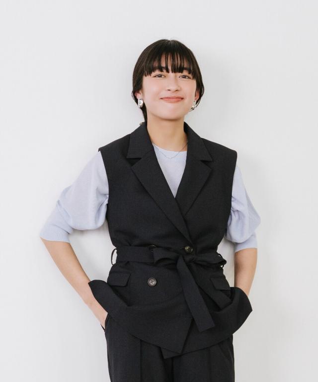 シリン（Sirin）/【SET UP可能】ウエストベルトリネンライクジレ_1