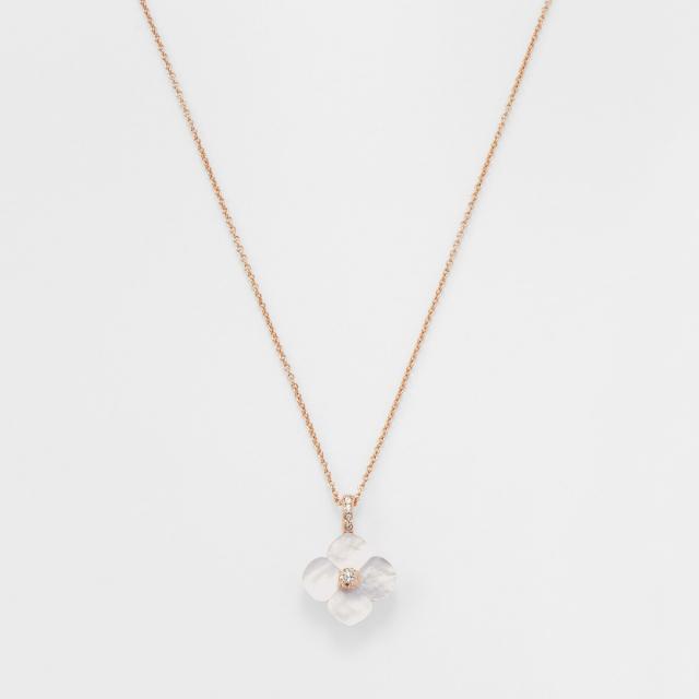 ヴァンドームブティック（VENDOME BOUTIQUE）/シェルフラワー リバーシブルネックレス