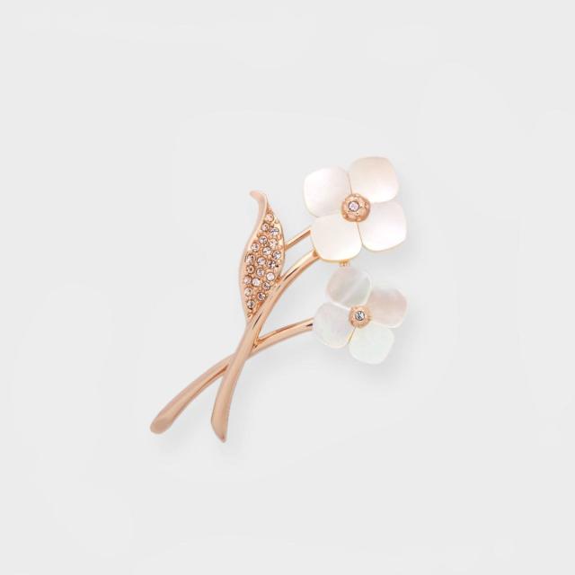 ヴァンドームブティック（VENDOME BOUTIQUE）/シェルフラワー ブローチ