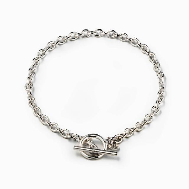 アルメ（ARME）/Oval Chain Bracelet Slim Silver