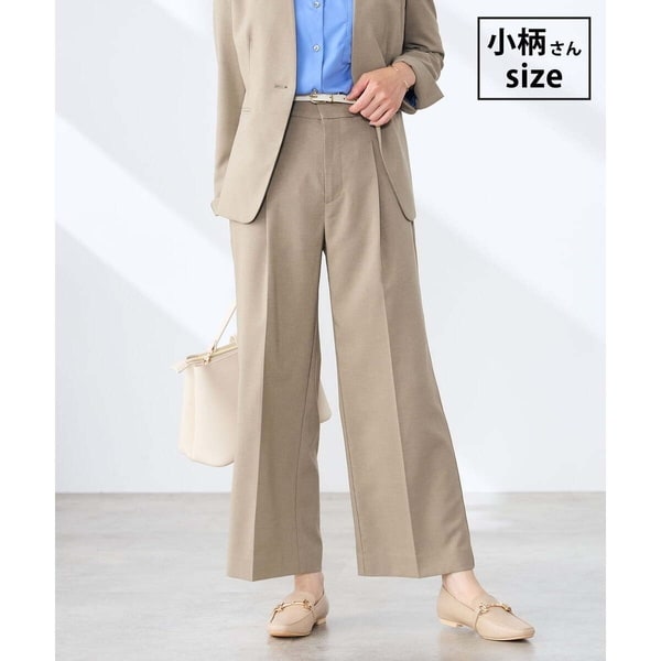 アー・ヴェ・ヴェ（a．v．v）/【低身長サイズ】サマーストレッチワイドパンツ【接触冷感/イージーケア/UVカット/吸水速乾】