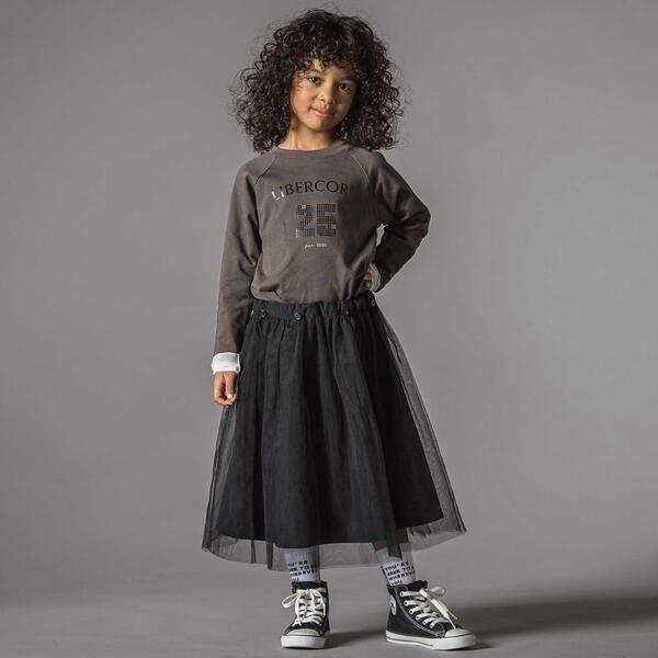 リベルコア パル べべ（LIBERCORE par BEBE）/チュールスカートセパレートリップストップジャンパースカート親子お揃い(110~140cm)_5