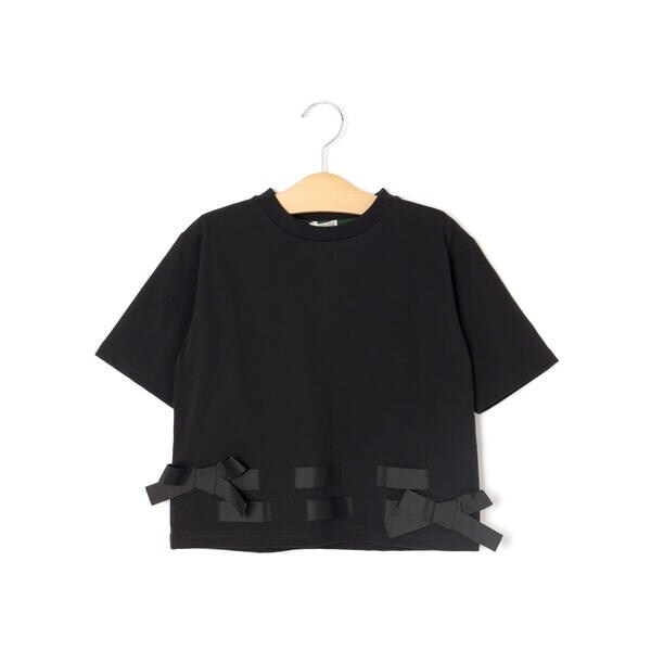 リベルコア パル べべ（LIBERCORE par BEBE）/裾リボンベルト天竺半袖Tシャツ親子お揃い(110~140cm)_8