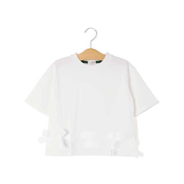 リベルコア パル べべ（LIBERCORE par BEBE）/裾リボンベルト天竺半袖Tシャツ親子お揃い(110~140cm)_10