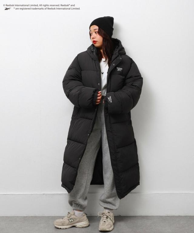 ジップファイブ（ZIP FIVE）/【rm−4154】REEBOK ロング中綿パディングダウンコート