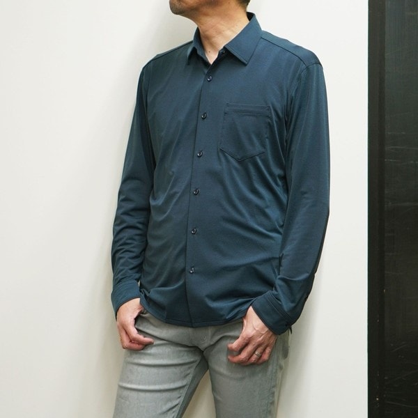ニコルセレクション（NICOLE Selection）/ストレッチスムース長袖シャツ_3