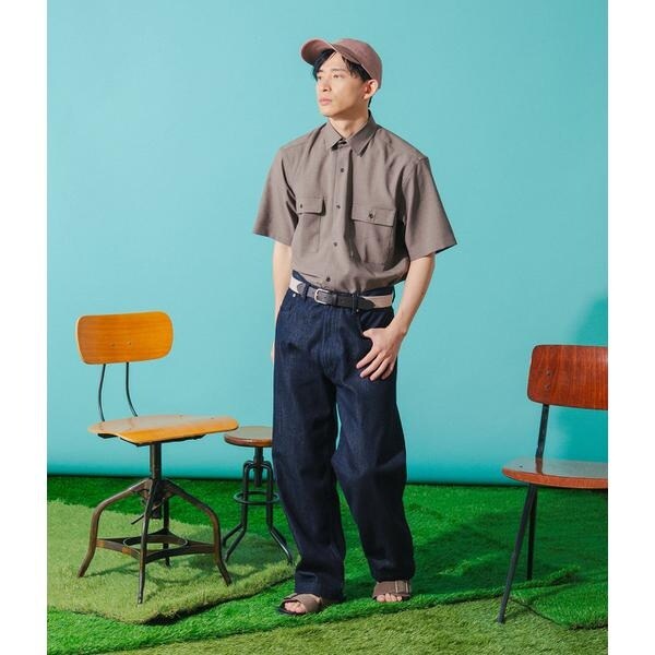 【NEW】パークスロープ ニューヨーカー（Park Slope NEWYORKER）/【吸水速乾・ストレッチ・一枚で決まる】ドライウェザーストライプ 半袖_16