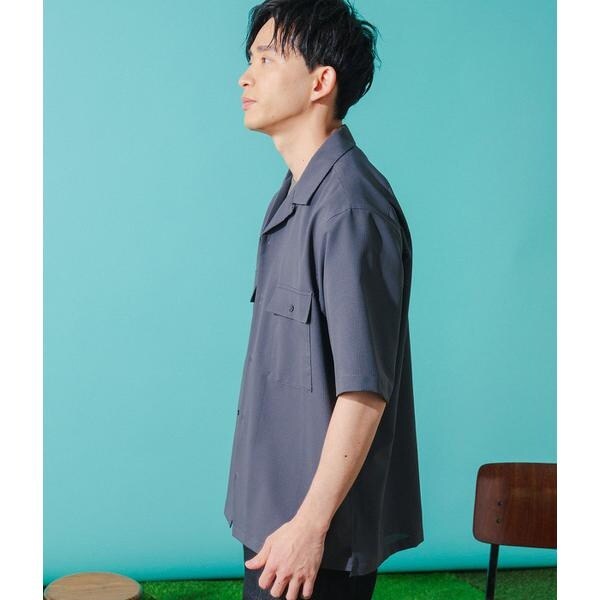 【NEW】パークスロープ ニューヨーカー（Park Slope NEWYORKER）/【防シワ・UVカット・撥水・ストレッチ】ドットエア(R)ストレッチ 半…_2