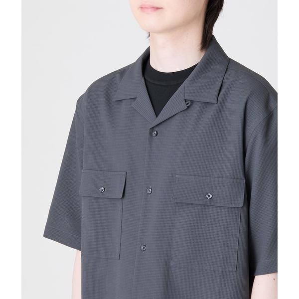 【NEW】パークスロープ ニューヨーカー（Park Slope NEWYORKER）/【防シワ・UVカット・撥水・ストレッチ】ドットエア(R)ストレッチ 半…_11