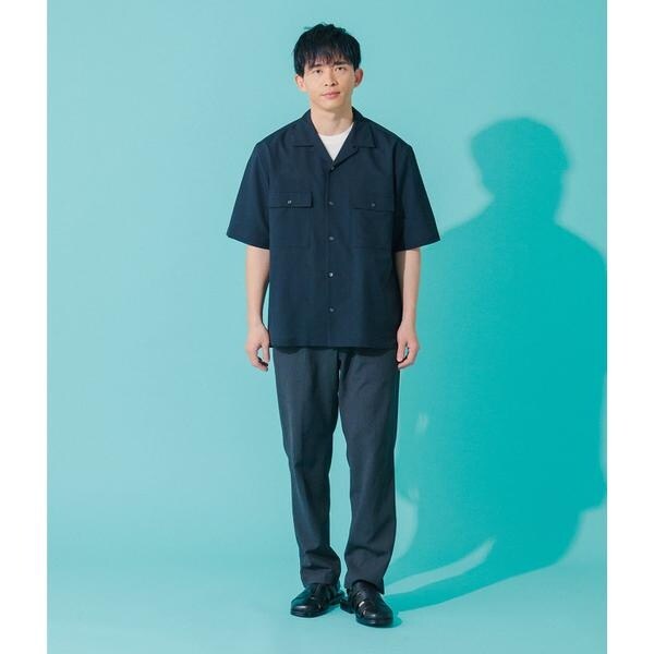 【NEW】パークスロープ ニューヨーカー（Park Slope NEWYORKER）/【防シワ・UVカット・撥水・ストレッチ】ドットエア(R)ストレッチ 半…_17